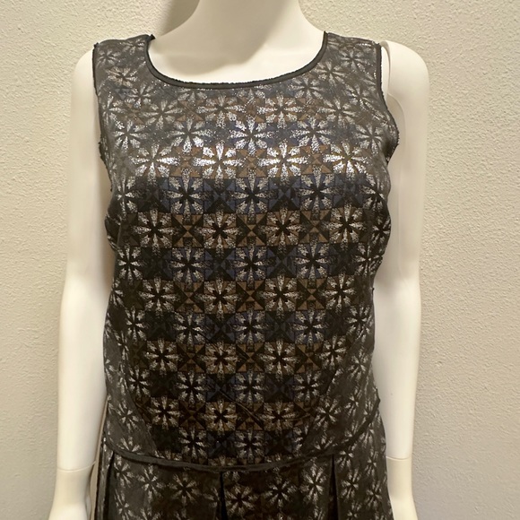 COTÉLAC Raphaille Cavalli Metallic mini dress. - Picture 2 of 8